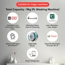 LG 9 kg AI Direct Drive Front Load (FHP1209Z5M) view 2