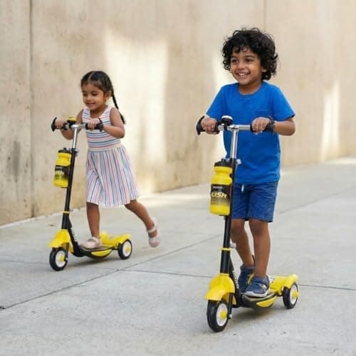 Fun Ride Rush Three Wheel Kick Scooter