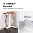 Frido Portable Standing Desk with Wheels view 10