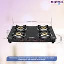 Milton Premium 4 Burner Glass Top view 4