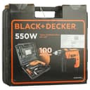 BLACK+DECKER HD555KMPR 550W Hammer Drill Kit (100 Pcs) view 5