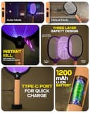 Weird Wolf 2-in-1 Mosquito Killer Racket view 8