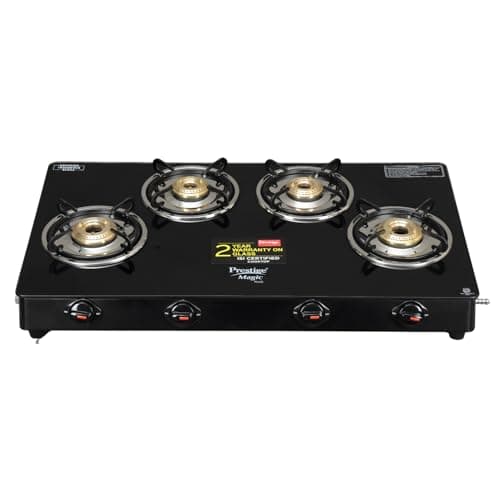 Prestige Magic Plus 4 Burner Glass Top