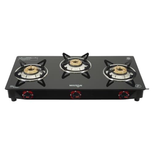 Milton Premium 3 Burner Glass Top