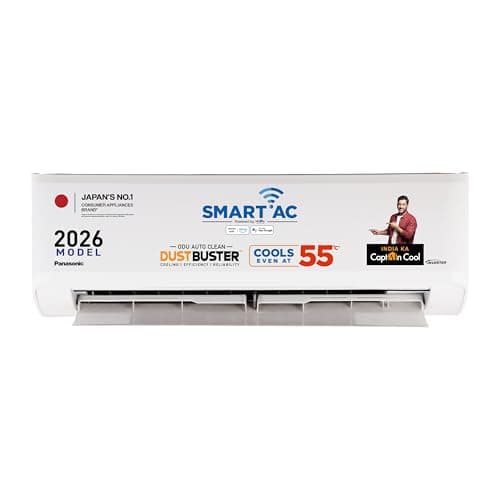Panasonic 1 Ton 5 Star WiFi Inverter Split AC