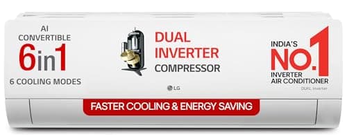 LG 1 Ton 4 Star Dual Inverter Split AC