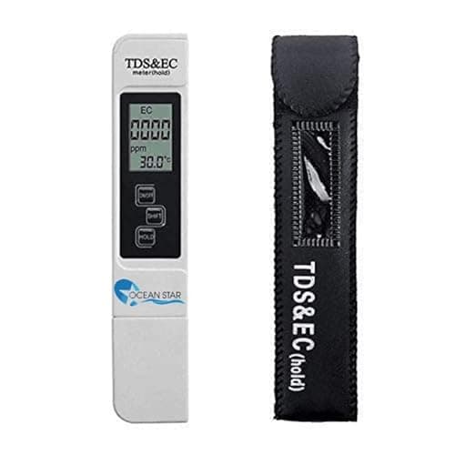 OCEAN STAR 3-in-1 Water TDS EC & Temperature Meter (ATC)