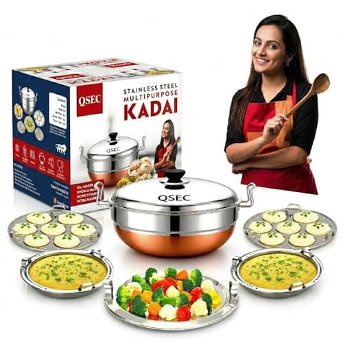 QSEC Multi Kadai with Copper Bottom