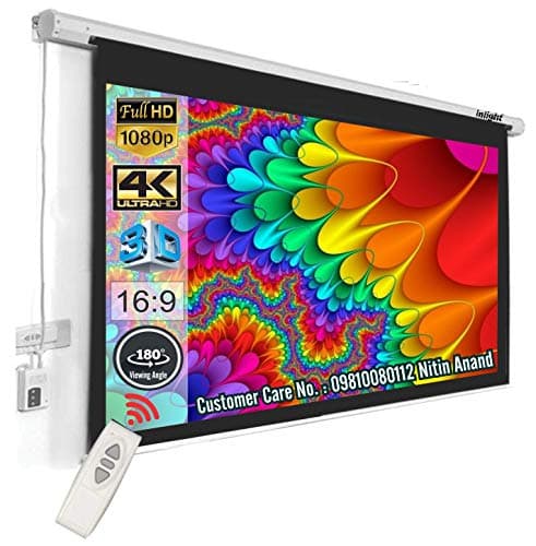 Inlight Motorised 120' Projector Screen (9x5 Ft, 16:9)